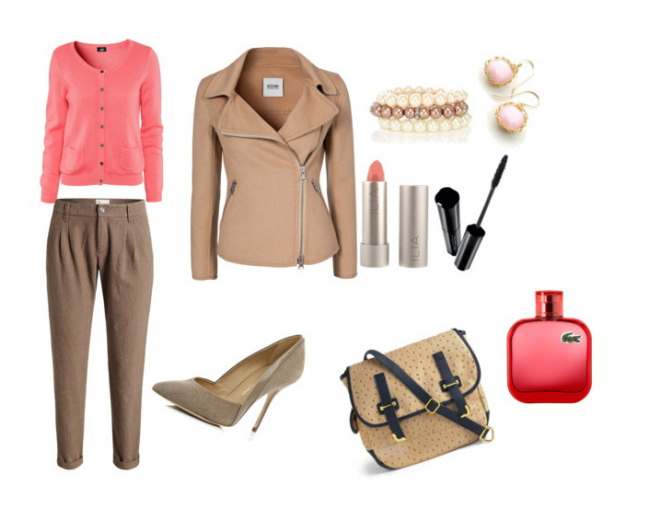 Clip2 - Look of the day με παντελόνι Esprit