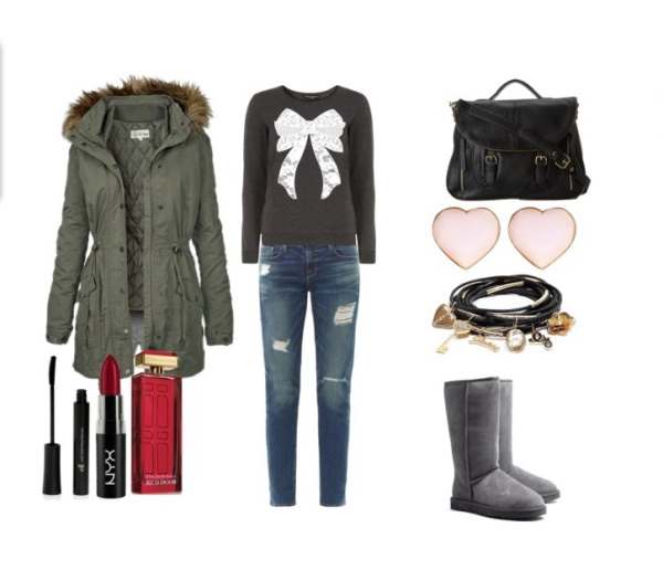 Look of the day with Ugg boots and bag Steve Madden - Look of the day με μπότες Ugg και τσάντα Steve Madden