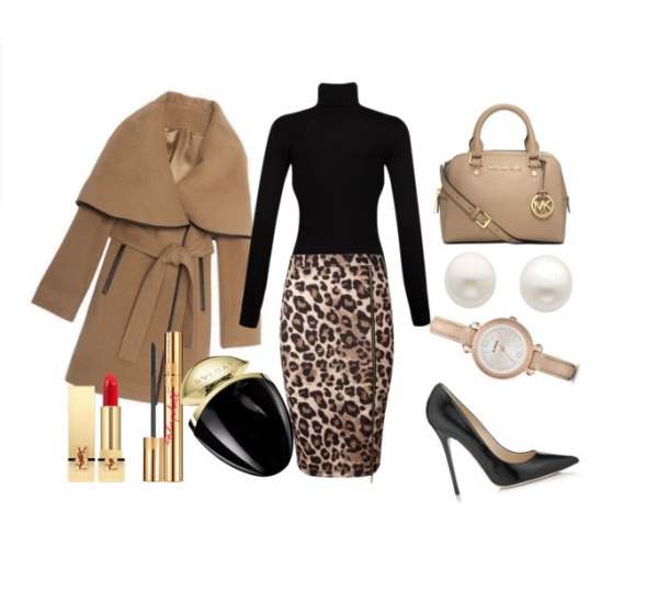 Stylish set with a skirt and a Lipsy bag Michael Kors - Στιλάτο σύνολο με μια φούστα Lipsy και μια τσάντα Michael Kors