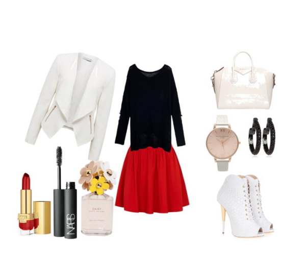 Look of the day with Harvey Nichols skirt and Givenchy bag - Look of the day με φούστα Harvey Nichols και τσάντα Givenchy