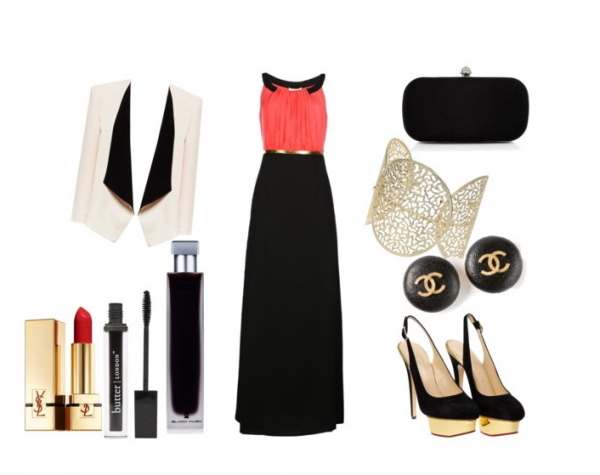 Look of the day with clutch Ottoman and Chanel earrings - Look of the day με clutch Ottoman και σκουλαρίκια Chanel